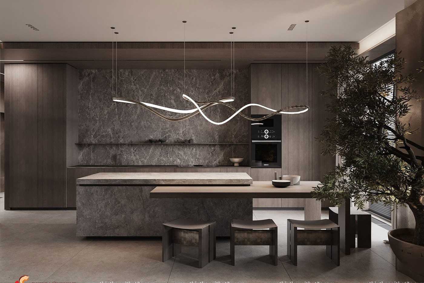 Thiết kế nội thất căn hộ hiện đại cao cấp