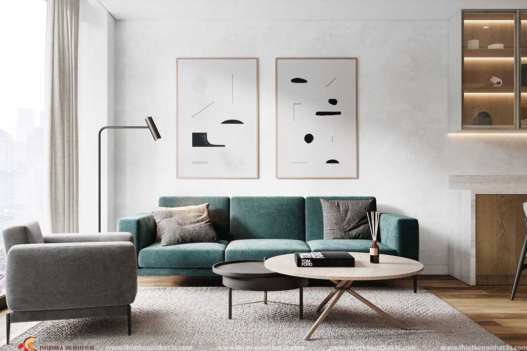 Thiết kế nội thất căn hộ chung cư sang trọng