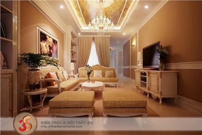 Thiết kế nội thất chung cư tân cổ điển Dương Nội