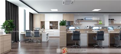 Thiết kế nội thất văn phòng 200m2 Công ty SMC ENGINEERING