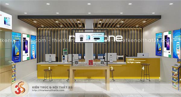 Thiết kế và Thi công nội thất văn phòng Mobifone 240m2