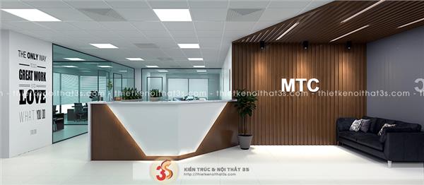 Thiết kế và Thi công nội thất văn phòng 150m2 Công ty Vật tư và Dịch vụ Kỹ thuật MTC