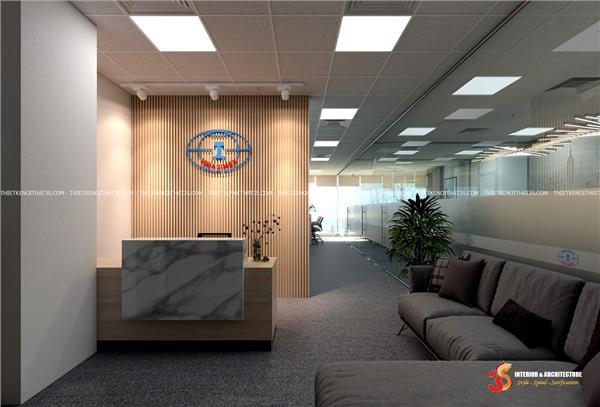Thiết kế và thi công nội thất văn phòng 150m2 - VIRASIMEX