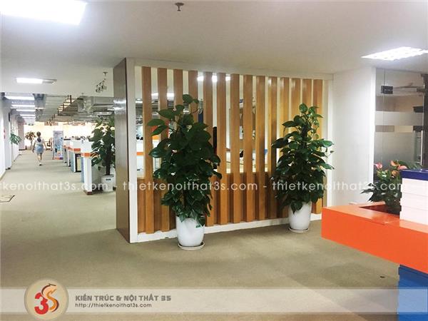 Thi công nội thất văn phòng 1140m2 - Viễn thông VTC