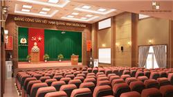Tiêu chuẩn thiết kế hội trường 100 chỗ: Bộ quy chuẩn “đủ số liệu – dễ kiểm – thi công ra dùng sướng” 