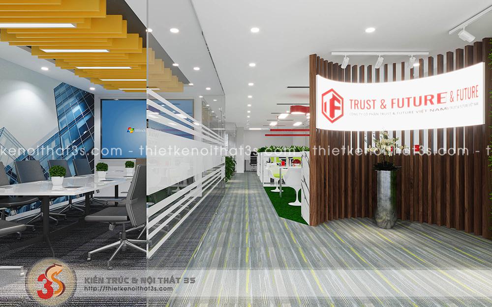 Thiết kế thi công nội thất văn phòng tại Dinamon (Handico 6)